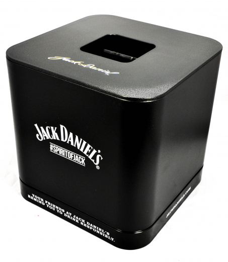 Jack Daniels Flaschenkühler, Eiswürfelbehälter, Eisbox, sehr hochwertig