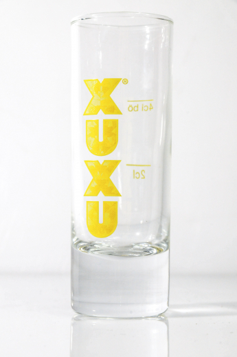 XUXU Erdbeerlikör Glas / Gläser, Shotglas, Stamper, Kurzer