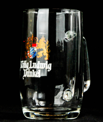 König Ludwig Bier, Bierseidel, Bierkrug, Glas / Gläser 0,5 l, Sahm