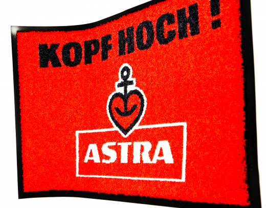 Astra Bier Fußmatte / Fußabtreter Kopf hoch!, St.Pauli, Hamburg