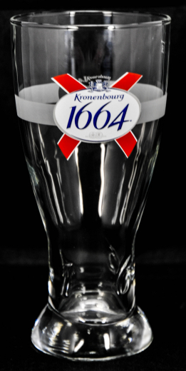 Kronenbourg Bier, Bierglas, Strassbourg Pint Relief Glas 0,5l