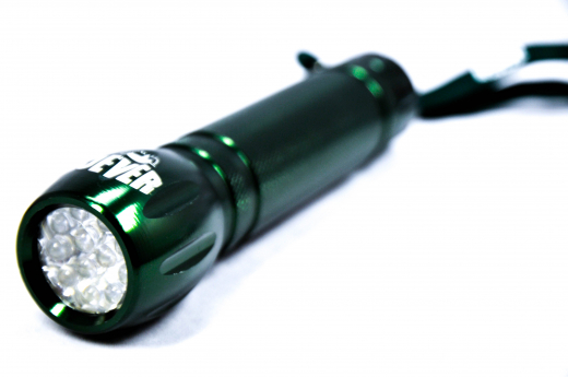 Jever Bier, Outdoor LED Taschenlampe, Vollaluminium, mit Gürteltasche, sehr hell