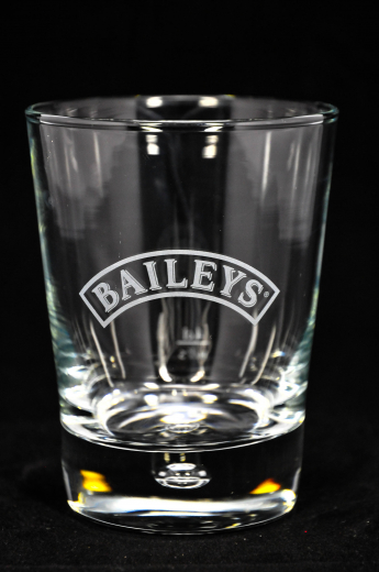 Baileys Editions mit der " Perle " im Boden NEU Baileys Bailey's Glas 5 cl 