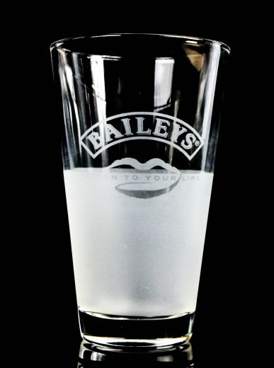 Baileys Glas / Gläser, Longdrink Glas, halb satiniert Listen to your Lips