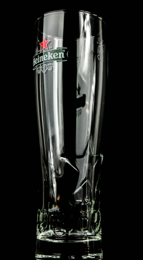 Heineken Bier Brauerei, Bierglas Ellipse Image 0,4l Relief Stern