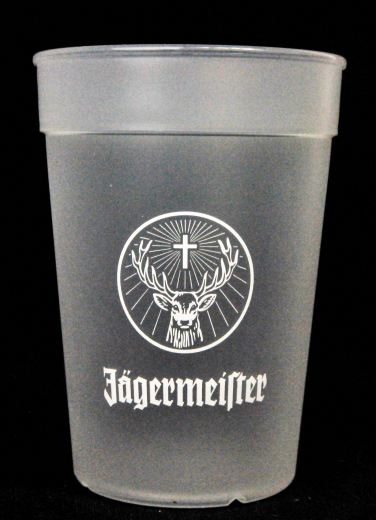 Jägermeister, Likör Acryl Kunststoffbecher, Glas / Gläser Fetival Becher, Partybecher Glas 0,3l
