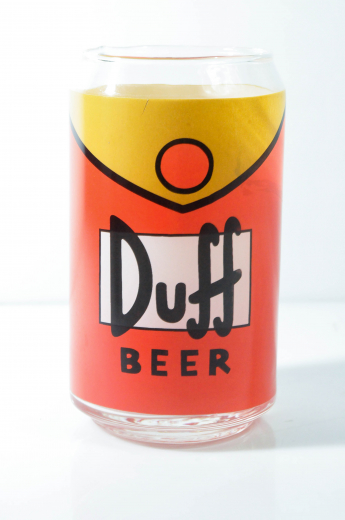 Duff Beer Glas, Homer Simpsons Duff Bierglas, The Simpsons Beer Glases