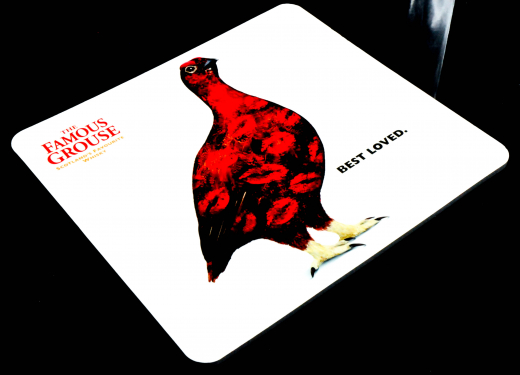 The Famous Grouse, Mousepad, Maus Pad, Unterlage Anti Rutsch Best Loved