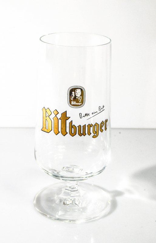 Bitburger Brauerei Bierglas Probierglas 0,1l Empfangsglas 