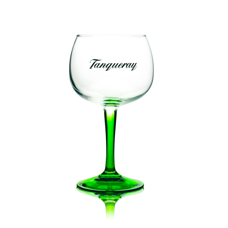 COPA Ballonglas grüner Stiel sehr edel Ginglas 6 xTanqueray Gin Glas / Gläser