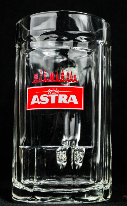 Astra Bier Glas/Gläser Staufeneck Seidel Urtyp 0,4l "Skyline Hamburg" Bierglas