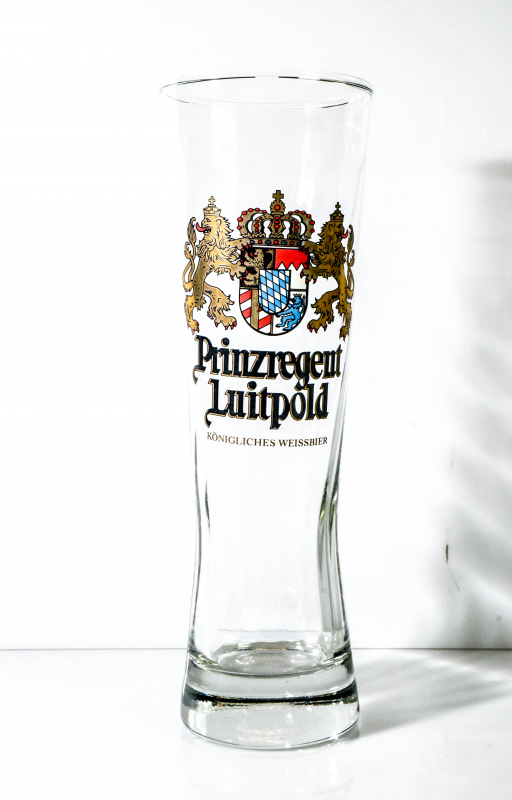 Weissbierglas Luitpold Relief 0,3l Weizenbierglas König Ludwig Glas Gläser 
