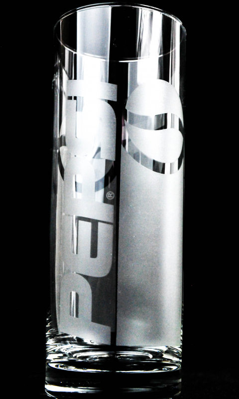 Pepsi Cola satinierte Ausführung 0,4l Longdrinkglas Kult