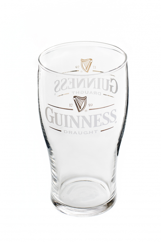 Gläser Bierglas DoppelLogo "Guinness Draught" 0,5l Guinness Beer Glas