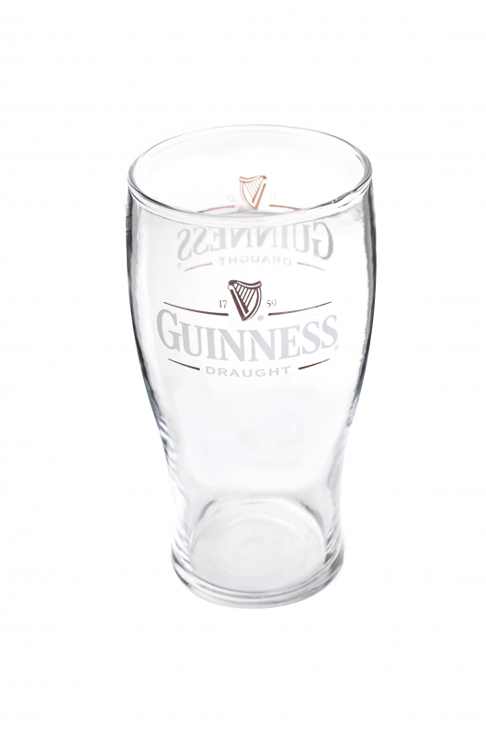 Gläser Bierglas DoppelLogo "Guinness Draught" 0,5l Guinness Beer Glas