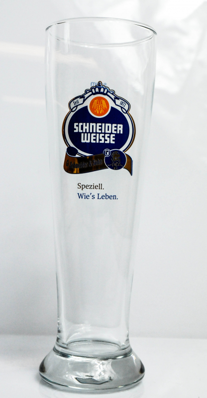 Exclusiv Bierglas 0,5l "Speziell wie´s Leben" Schneider Weisse Bier