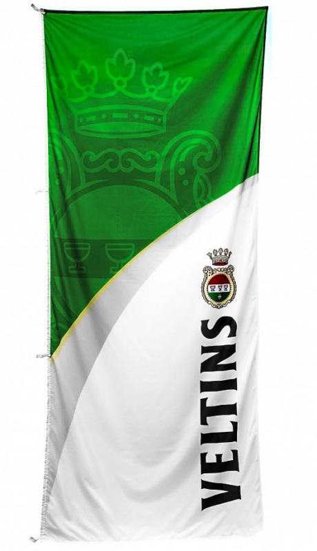 Fahne Veltins Bier Hißflagge Tricoflagg Vertikal Flagge