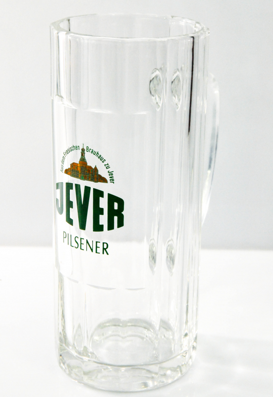 Jever Bier Glas / Gläser "Wallenstein Jever" Bierkrug Seidel 0,4l Krug 