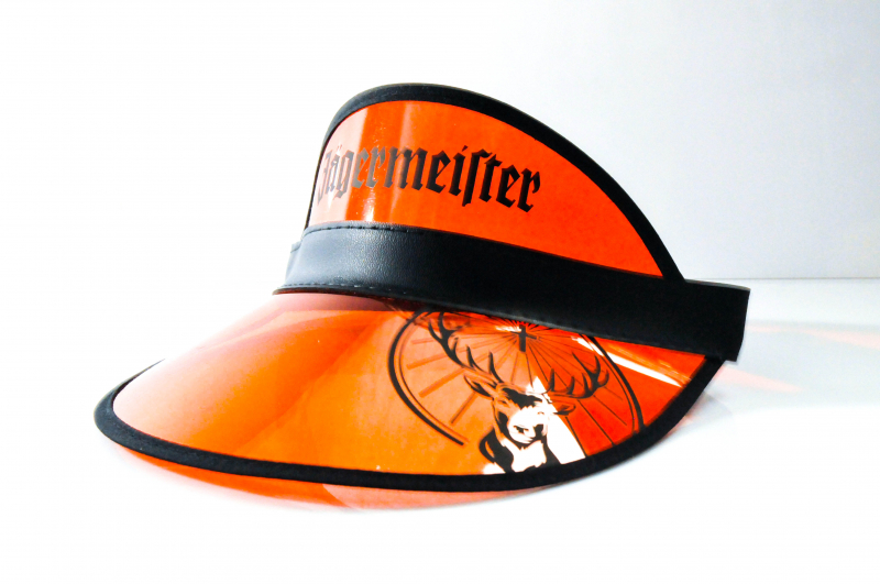 Jägermeister Hut Trachtenhut Filzhut mit Feder orange Mütze Cap
