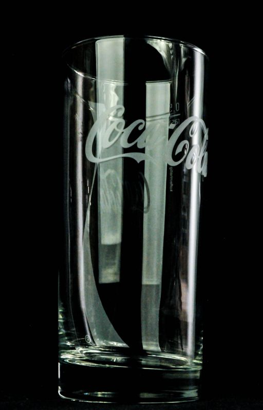 Coca-Cola 0,3 l Glas Amsterdam Becher Longdrinkglas 300 ml Liter NEU