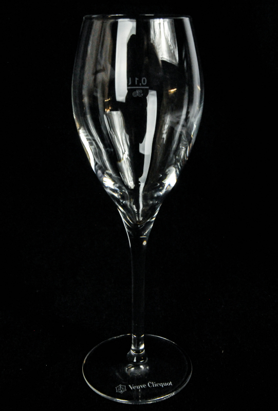 Veuve Clicquot Champagner Glas Ponsardion Flöte Neu OVP Sekt Gläser 0,1l Flute 