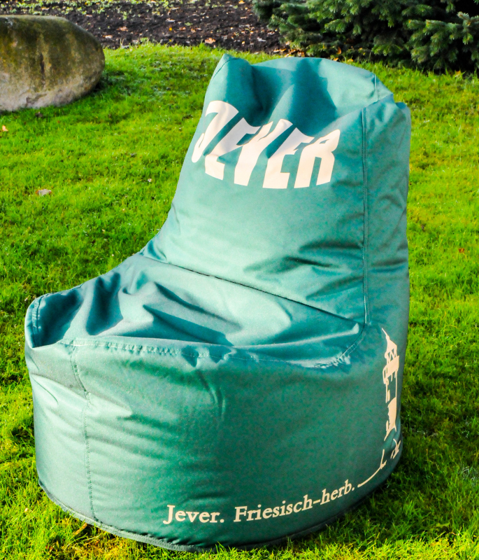 Relax Sessel 280 Liter Lounge Chair Beanbag Jever Bier Outdoor Sitzsack 