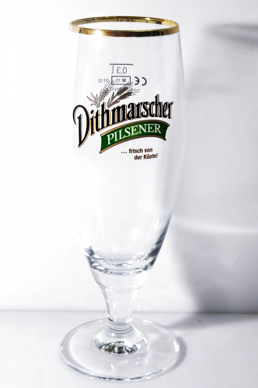 6x Dithmarscher Bier Glas 0,25l Pokal Pils Ritzenhoff Tulpen Gläser Export Pils 