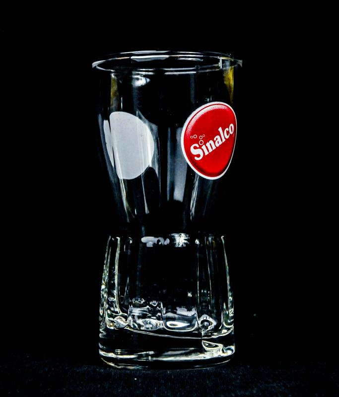 Sinalco Limonade Softdrink Glas Trinkglas 6x Set Gläser Klar Schlicht 0,4l NEU