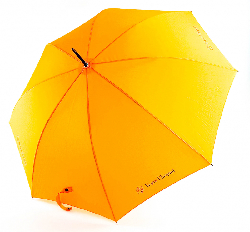 Veuve Clicquot Champagner Regenschirm Umbrella Schirm Yellow Label Deko NEU OVP 
