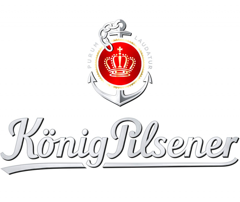 König Pilsener, Auotscheiben Aufkleber transparent Tuni