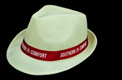 Southern Comfort Sommerhut, Partyhut, Hut, beige, Logo