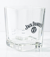 Jack Daniels Glas / Gläser, Whiskyglas, Tumbler, No 7, schwere eckige Ausführung