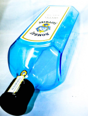Handmade Bombay Sapphire Gin Zwiesel Echtglas Eiswürfelbehälter,Flaschenkühler 