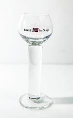 Linie Aquavit Norge Glas / Gläser, Aquavitglas, Designglas, Kümmel Stamper