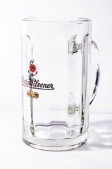 König Pilsener Glas / Gläser, Bierglas /  Biergläser, Krug, Seidel, 0,5l Glückauf Rastal