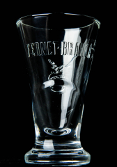 Fernet Branca Glas / Gläser, Shotglas im Relief Design, Stamper, 2cl