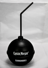 Captain Morgan Becher Cannon Ball mit Strohhalm 10,5 x 10,0cm