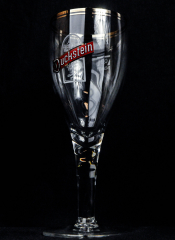 Duckstein Bier Brauerei Pokal Glas Harzer Schild weiß 0,3l