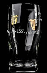 Guinness Beer Glas / Gläser, Bierglas mit Doppel Logo 0,2l