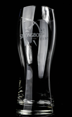 Strongbow Cider, Cider Glas / Gläser, 0,4l schwerer Boden