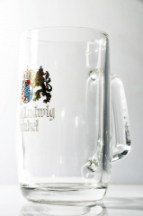 König Ludwig Bier, Bierseidel, Bierkrug, Glas / Gläser 0,3 l, Sahm