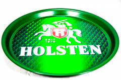 Holsten Pilsener, serving tray, waiters tray, round tray, green version