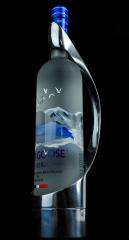 Grey Goose Vodka, Edelstahl Ausgießer, Leuchtreklame, Flaschenleuchte, LED 0,75l