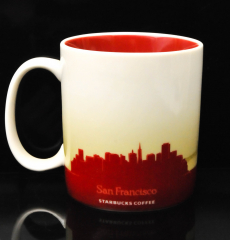 Starbucks Kaffeebecher, Citybecher, City Mug, San Franzisco 473ml SKU