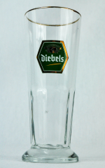 Diebels Alt, Glas, Gläser, Bierglas Cup Relief Goldrand 0,2l