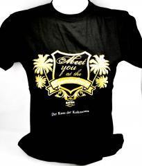 Batida de Coco, Damen Shirt T-Shirt Copacabana, schwarz, Gr. M