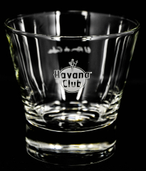 Havana Club Rum Tumbler, Glas, Gläser, Whiskyglas, El ron de Cuba Logo hinten FB 25
