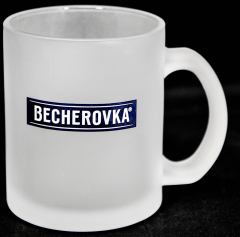 Becherovka Kräuterlikör, Vodka, Becher, Kaffeebecher saniert , Tasse, NEU