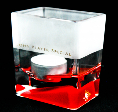 JPS, John Player Special, Design -Teelicht, Windlicht, große Ausführung