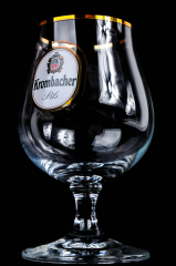 Krombacher Bier, Schwenker, Glas, Gläser, Bierglas, Biergläser Brüssel Goldrand, 0,3l